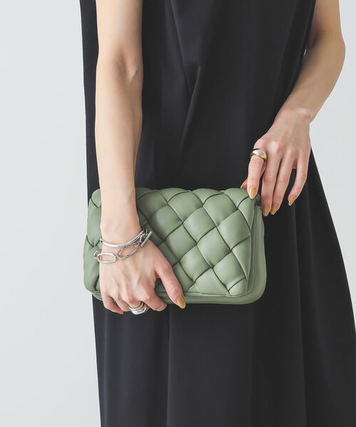 BEAMS LIGHTS(ビームスライツ)の「JW PEI / MazeBag クラッチ(クラッチバッグ・レディース・グリーン系その他4/ベージュ・ONE SIZE)」の2枚目の写真