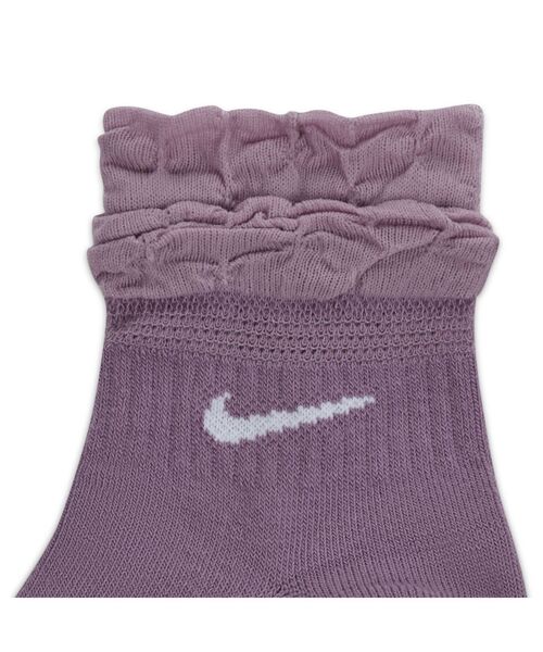 NIKE(ナイキ)の「ナイキ エブリデイ トレーニング アンクル ソックス / Nike Everyday Training Ankle Socks <21-27cm 展開>(ソックス/靴下・レディース・ブラック/パープル系その他2/ピンク系その他2/ホワイト・25-27/23-25/21-23/27-29)」の8枚目の写真