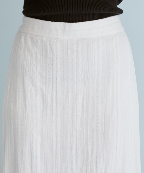VIS（ビス）の「からみレースティアードスカート（スカート・レディース・ホワイト/ブラック・S/M）」の8枚目の写真