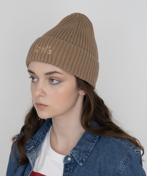 Levi's（リーバイス）の「LEVI’S(R) ACCESSORY POSTER LOGO ビーニー（ニットキャップ/ビーニー・メンズ・マルチ・OS）」の5枚目の写真