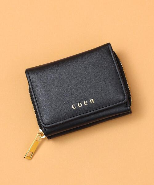 coen(コーエン)の「【WEB限定】ロゴミニウォレット(財布・レディース・パイソン/イエロー/ブラック・FREE)」の5枚目の写真