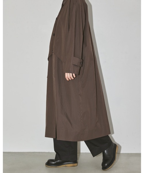 TODAYFUL（トゥデイフル）の「ウォッシュトレンチコート（トレンチコート・レディース・ダークブラウン/オリーブ/アイボリー/ブルー系その他・36inch/38inch）」の21枚目の写真