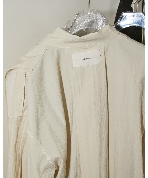 TODAYFUL（トゥデイフル）の「ウォッシュトレンチコート（トレンチコート・レディース・ダークブラウン/オリーブ/アイボリー/ブルー系その他・36inch/38inch）」の10枚目の写真