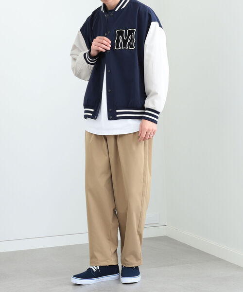 BEAMS HEART(ビームスハート)の「BEAMS HEART / ポリエステル コットン ビッグ スタジャン(スタジャン・メンズ・グレイッシュベージュ/ネイビー・SMALL/MEDIUM/LARGE)」の14枚目の写真