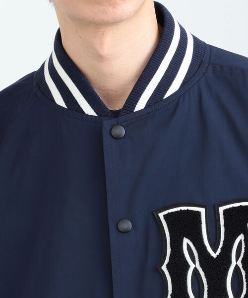 BEAMS HEART(ビームスハート)の「BEAMS HEART / ポリエステル コットン ビッグ スタジャン(スタジャン・メンズ・グレイッシュベージュ/ネイビー・SMALL/MEDIUM/LARGE)」の19枚目の写真