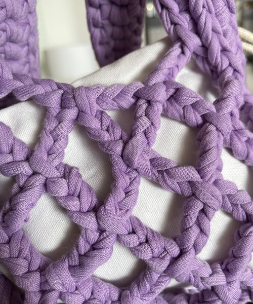 Opinion korean town(オピニオン コリアン タウン)の「Woven fabric mini bag(ハンドバッグ・レディース・パープル/イエロー/オレンジ/グリーン・FREE)」の15枚目の写真