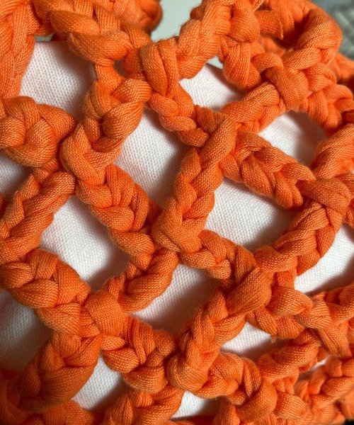 Opinion korean town(オピニオン コリアン タウン)の「Woven fabric mini bag(ハンドバッグ・レディース・パープル/イエロー/オレンジ/グリーン・FREE)」の14枚目の写真