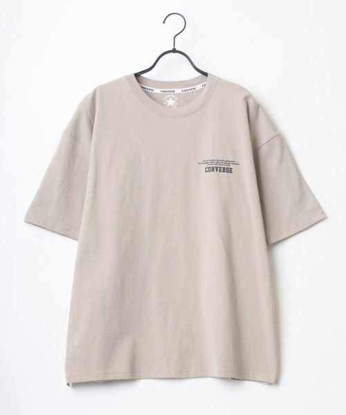 CONVERSE（コンバース）の「CONVERSE/コンバース ビッグシルエット バック刺繍 オールスター スニーカー イラスト フロント ワンポイント刺繍 Tシャツ（Tシャツ/カットソー・メンズ・ホワイト/ブラック/ブルー/グリーン/ホワイト系その他/ブラック系その他/ベージュ系その他/ブルー系その他・LL/M/L）」の18枚目の写真