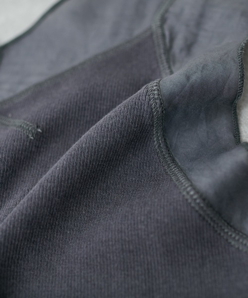 COLLAGE GALLARDAGALANTE（コラージュガリャルダガランテ）の「ジャケットとの相性がいい/シアー切替タンク/手洗い可（タンクトップ・レディース・ホワイト/チャコールグレー/ブラック/ベージュ/ライトグレー/ホワイト系その他/グレー・FREE）」の14枚目の写真