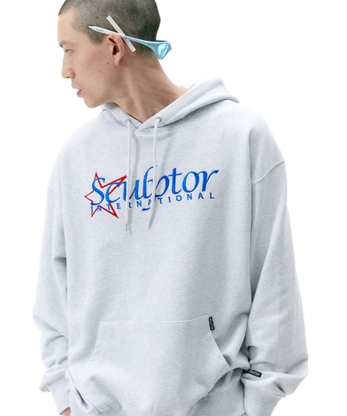 SCULPTOR（スカルプター）の「Flocking Symbol Logo Hoodie Zip