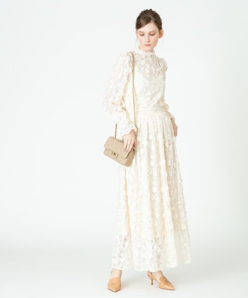 allureville（アルアバイル）の「キルティングチェーンショルダー（ショルダーバッグ・レディース・ブラック/ベージュ/ゴールド系その他・2）」の4枚目の写真