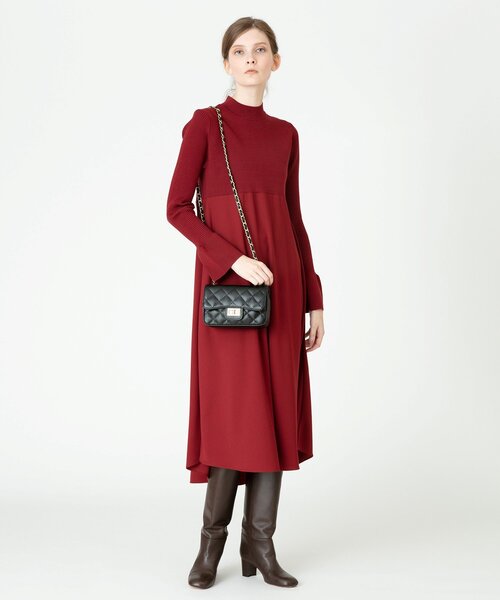 allureville（アルアバイル）の「キルティングチェーンショルダー（ショルダーバッグ・レディース・ブラック/ベージュ/ゴールド系その他・2）」の8枚目の写真