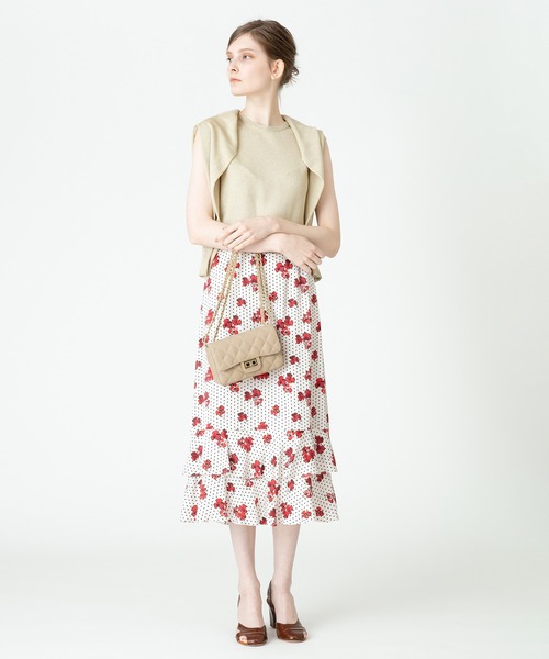 allureville（アルアバイル）の「キルティングチェーンショルダー（ショルダーバッグ・レディース・ブラック/ベージュ/ゴールド系その他・2）」の21枚目の写真