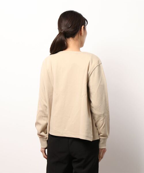 Lugnoncure（ルノンキュール）の「TCポンチクルーネックカーディガン（カーディガン/ボレロ・レディース・オフホワイト/チャコール/ベージュ・ﾌﾘ-）」の11枚目の写真