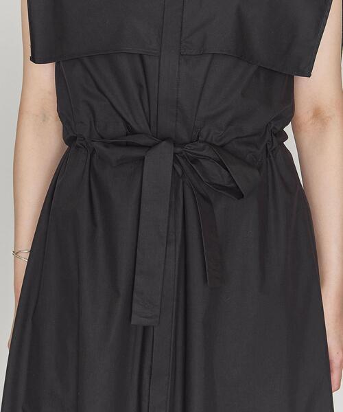 ASTRAET（アストラット）の「＜ASTRAET（アストラット）＞C/P ウエストドロー ノースリーブマキシワンピース†（ワンピース・レディース・ブラック/グレー・FREE）」の8枚目の写真