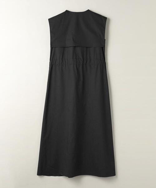 ASTRAET（アストラット）の「＜ASTRAET（アストラット）＞C/P ウエストドロー ノースリーブマキシワンピース†（ワンピース・レディース・ブラック/グレー・FREE）」の19枚目の写真