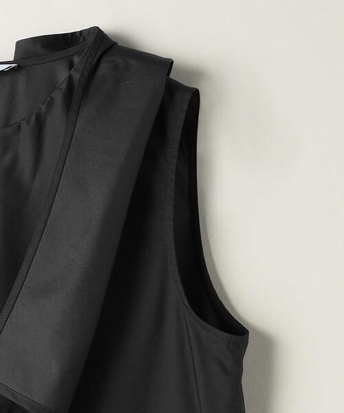 ASTRAET（アストラット）の「＜ASTRAET（アストラット）＞C/P ウエストドロー ノースリーブマキシワンピース†（ワンピース・レディース・ブラック/グレー・FREE）」の22枚目の写真