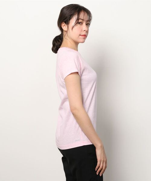 NEW BALANCE（ニューバランス）の「ニューバランス New Balance クルーショートスリーブTシャツ_（Tシャツ/カットソー・レディース・ブラック/ピンク/ホワイト・M/S/XL/L）」の4枚目の写真