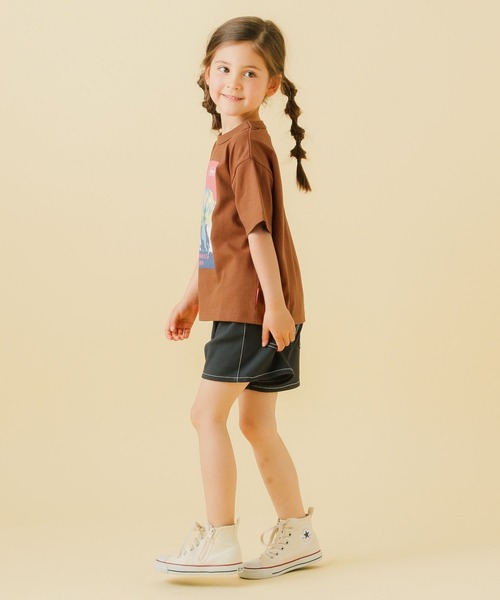 COLEMAN（コールマン）の「【Coleman(コールマン)】別注ヤマプリントTシャツ（KIDS)（Tシャツ/カットソー・キッズ・ブラウン/グレー/オフホワイト・110cm/100cm/120cm/130cm/140cm）」の8枚目の写真