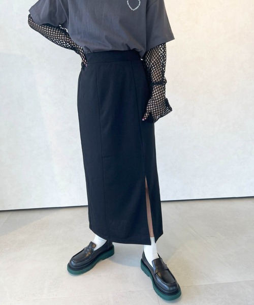 Birthday room（バースデイルーム）の「スリットスカート（スカート・レディース・ブラック/パープル/ピンク/ライム/オレンジ・FREE）」の14枚目の写真