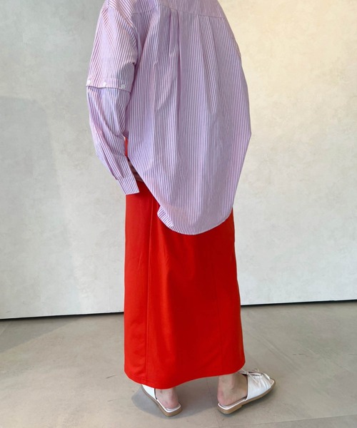 Birthday room（バースデイルーム）の「スリットスカート（スカート・レディース・ブラック/パープル/ピンク/ライム/オレンジ・FREE）」の11枚目の写真