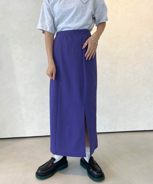 Birthday room（バースデイルーム）の「スリットスカート（スカート・レディース・ブラック/パープル/ピンク/ライム/オレンジ・FREE）」の17枚目の写真