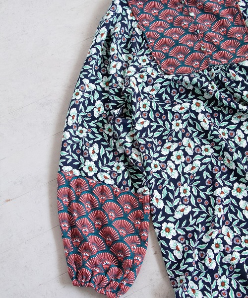 PICHI（ピイチ）の「柄デザインロングワンピース（ワンピース・レディース・ネイビー/オレンジ・FREE）」の22枚目の写真