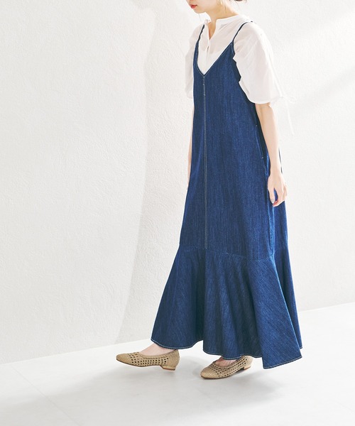 acro（アクロ）の「バンドカラーシースルードロストブラウス/AC1387（シャツ/ブラウス・レディース・ホワイト/ネイビー/イエロー・ﾌﾘ-）」の19枚目の写真