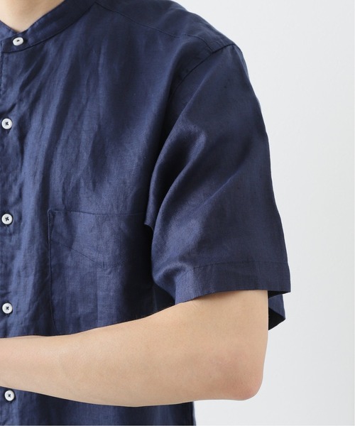 B.C STOCK（ベーセーストック）の「リネンSS（シャツ/ブラウス・メンズ・ホワイト/ネイビー/カーキ・MEDIUM/LARGE/SMALL）」の18枚目の写真
