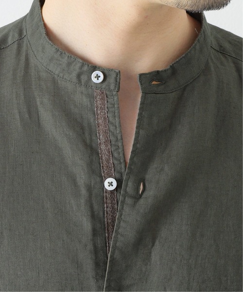 B.C STOCK（ベーセーストック）の「リネンSS（シャツ/ブラウス・メンズ・ホワイト/ネイビー/カーキ・MEDIUM/LARGE/SMALL）」の16枚目の写真