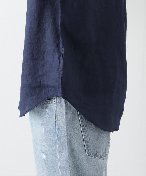 B.C STOCK（ベーセーストック）の「リネンSS（シャツ/ブラウス・メンズ・ホワイト/ネイビー/カーキ・MEDIUM/LARGE/SMALL）」の12枚目の写真
