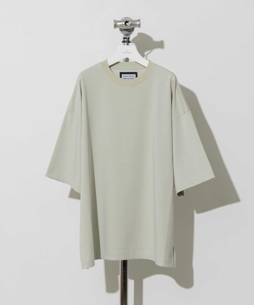 MAISON SPECIAL(メゾンスペシャル)の「《ユニセックスアイテム》ECILプレーティングプライムオーバークルーネックTシャツ【MAISON SPECIAL/メゾンスペシャル】(Tシャツ/カットソー・メンズ・ブラック/イエロー/オフホワイト/チャコールグレー/ラベンダー/ミント・0/1/2)」の17枚目の写真