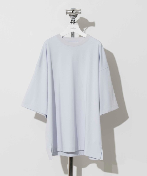 MAISON SPECIAL(メゾンスペシャル)の「《ユニセックスアイテム》ECILプレーティングプライムオーバークルーネックTシャツ【MAISON SPECIAL/メゾンスペシャル】(Tシャツ/カットソー・メンズ・ブラック/イエロー/オフホワイト/チャコールグレー/ラベンダー/ミント・0/1/2)」の18枚目の写真
