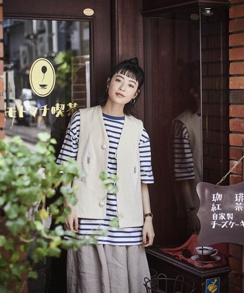 studio CLIP（スタディオクリップ）の「【MACOBAR×rikoさん&masatoさんご夫婦】コラボシャツ（Tシャツ/カットソー・レディース・その他1/その他2/その他3/その他4・MEDIUM/LARGE）」の6枚目の写真