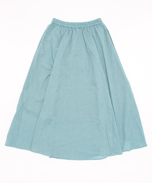 HONEYSUCKLE ROSE（ハニーサックルローズ）の「【HONEYSUCKLE ROSE】シャンブレーカラースカート（スカート・レディース・ベージュ/グリーン/オレンジ/パープル/イエロー・M/L）」の6枚目の写真