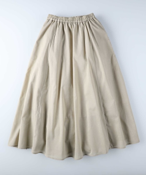 HONEYSUCKLE ROSE（ハニーサックルローズ）の「【HONEYSUCKLE ROSE】シャンブレーカラースカート（スカート・レディース・ベージュ/グリーン/オレンジ/パープル/イエロー・M/L）」の22枚目の写真