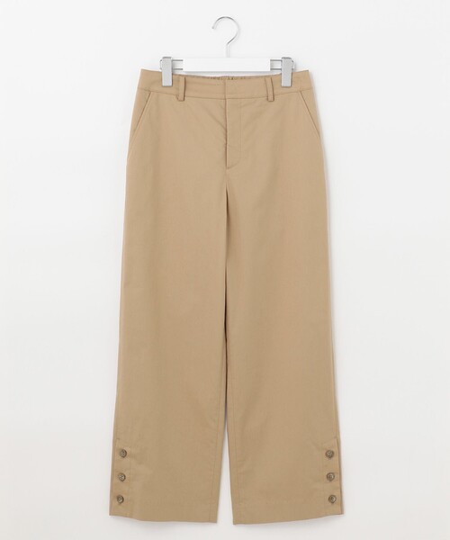 J.PRESS(ジェイプレス)の「【洗える】Vanyストレッチツイル セミワイド パンツ(その他パンツ・レディース・黄土色系/カーキ系・T13/T15/T17)」の6枚目の写真
