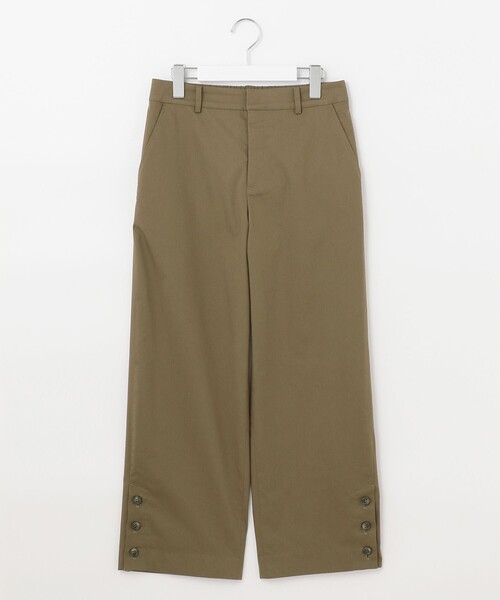 J.PRESS(ジェイプレス)の「【洗える】Vanyストレッチツイル セミワイド パンツ(その他パンツ・レディース・黄土色系/カーキ系・T13/T15/T17)」の7枚目の写真