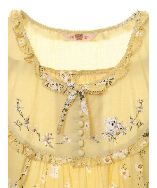 スマイリーマーガレットミディワンピース