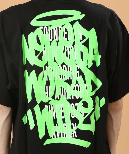 AVIREX(アヴィレックス)の「【×NEW ERA/ニューエラ】ショートスリーブ Tシャツ / S/S T-SHIRT / アヴィレックス/ AVIREX(Tシャツ/カットソー・メンズ・ホワイト/ブラック・MEDIUM/LARGE/X-LARGE)」の17枚目の写真