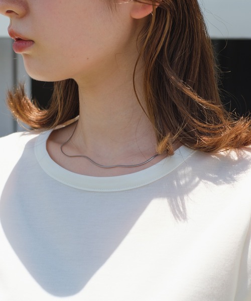 Kastane（カスタネ）の「ペーパータッチタンク（タンクトップ・レディース・イエロー/オフホワイト/ピンク・FREE）」の6枚目の写真