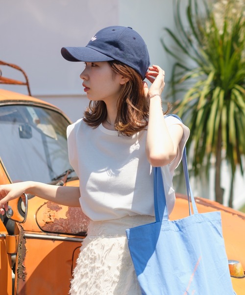 Kastane（カスタネ）の「ペーパータッチタンク（タンクトップ・レディース・イエロー/オフホワイト/ピンク・FREE）」の9枚目の写真