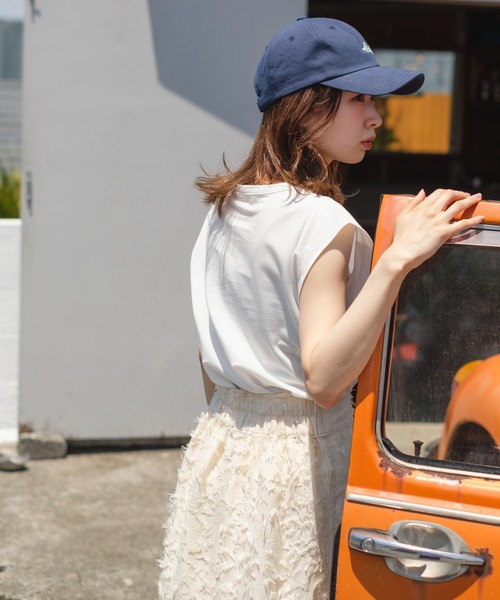 Kastane（カスタネ）の「ペーパータッチタンク（タンクトップ・レディース・イエロー/オフホワイト/ピンク・FREE）」の14枚目の写真