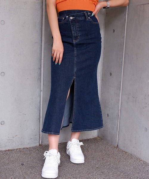 SPIRALGIRL(スパイラルガール)の「マーメイドデニムスカート(デニムスカート・レディース・ブラック/インディゴブルー・SMALL/MEDIUM)」の21枚目の写真