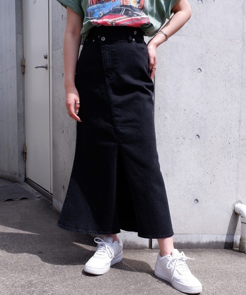 SPIRALGIRL(スパイラルガール)の「マーメイドデニムスカート(デニムスカート・レディース・ブラック/インディゴブルー・SMALL/MEDIUM)」の20枚目の写真