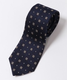 MEN'S BIGI | へリンボン小紋柄ネクタイ(ネクタイ)
