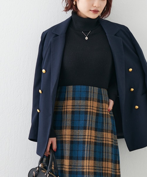 natural couture（ナチュラルクチュール）の「WEB限定/大人気リバイバル/おしゃれ金ボタンジャケット（テーラードジャケット・レディース・ベージュ/ネイビー/ブラウン系その他/その他2・FREE）」の3枚目の写真