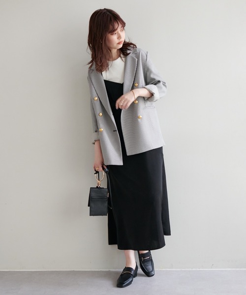 natural couture（ナチュラルクチュール）の「WEB限定/大人気リバイバル/おしゃれ金ボタンジャケット（テーラードジャケット・レディース・ベージュ/ネイビー/ブラウン系その他/その他2・FREE）」の15枚目の写真