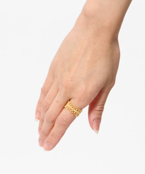 ROSE BUD（ローズバッド）の「(AIM) AR0569 RING[結婚式＆パーティー]（リング・レディース・シルバー/ゴールド・ONE SIZE）」の3枚目の写真