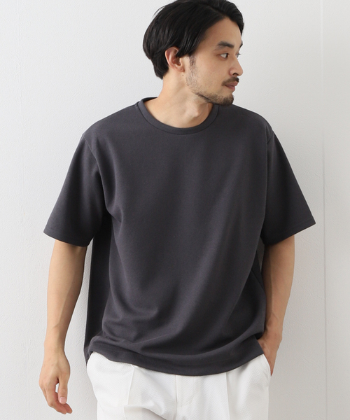 417 EDIFICE(フォーワンセブンエディフィス)の「ブークレーダンボールTシャツ(Tシャツ/カットソー・メンズ・ホワイト/チャコールグレー/ベージュ/グリーン/イエロー・MEDIUM/LARGE/SMALL)」の2枚目の写真